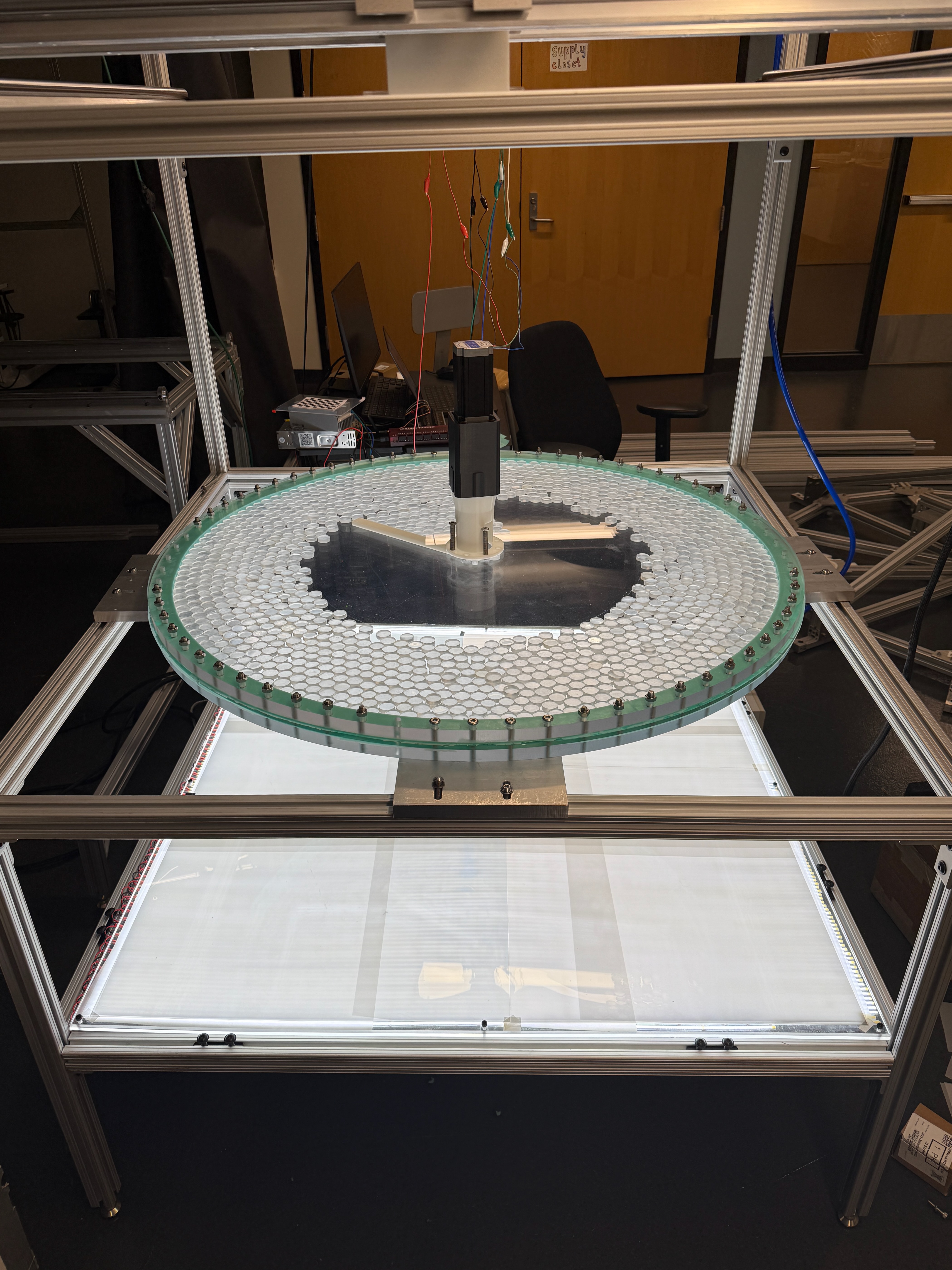Large Rheometer Setup